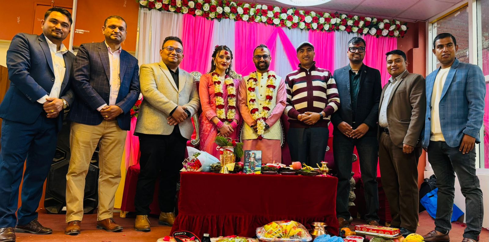 कृष्ण प्रसाद अधिकारीको टिकामाला कार्यक्रम, बनेपा भैरब कुण्ड प्यालेस्