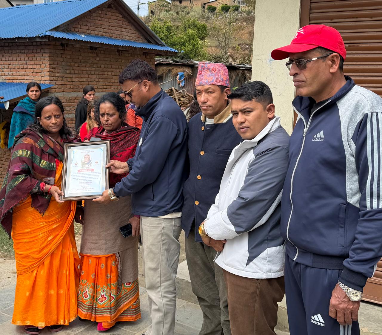 जिल्ला सहकारी सङ्घ काभ्रेको उपाध्यक्ष  मिरा सत्यालको ममतामयी माताको निधनमा श्रध्दाञ्जलि र परिवारमा समवेदना, फुलबारी, दाप्चा